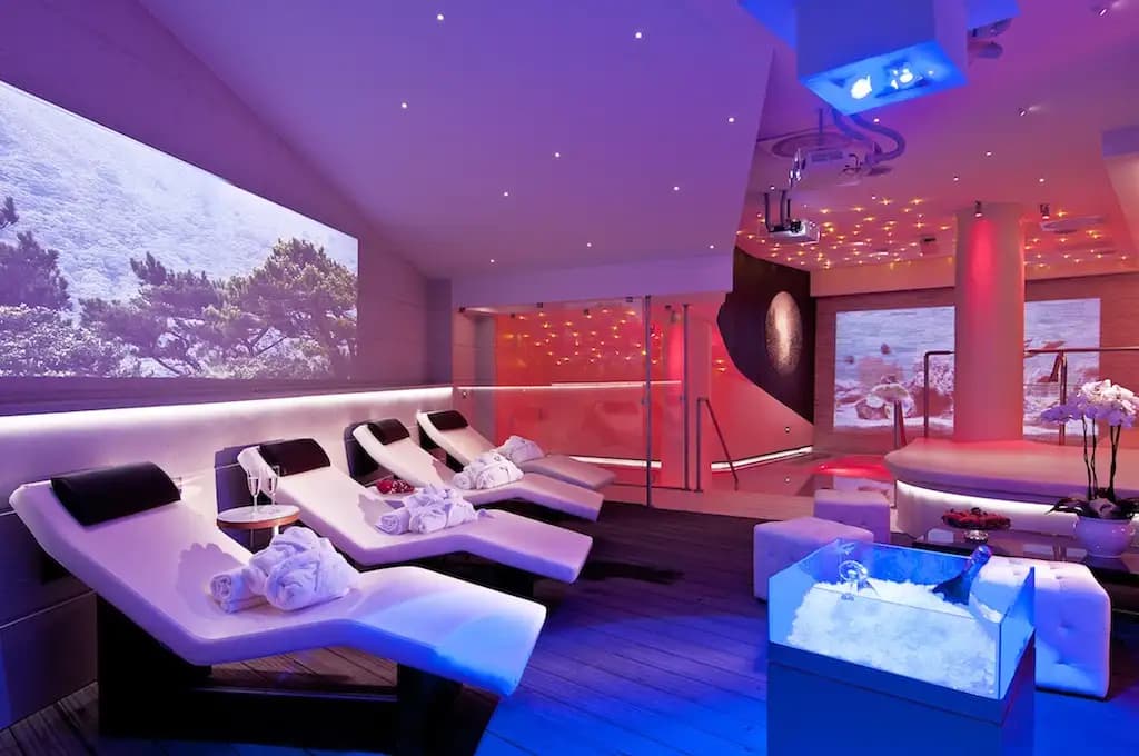Luxury medical spa relaxation lounge — SEO for medical spas in Los Angeles