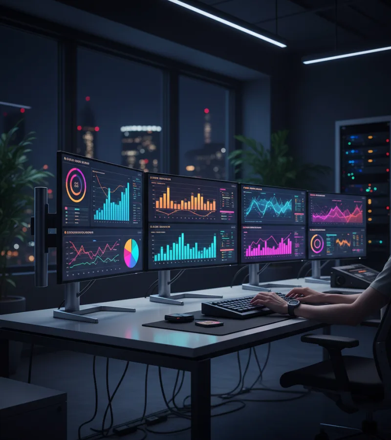 Casino SEO analytics dashboards tracking iGaming rankings and revenue