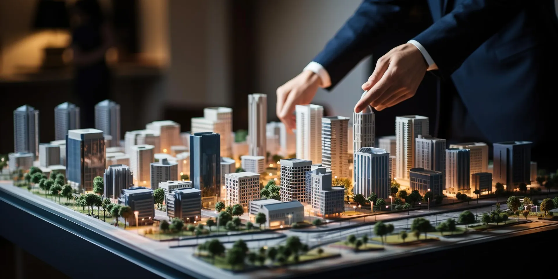 City skyline representing real estate markets we help rank on Google