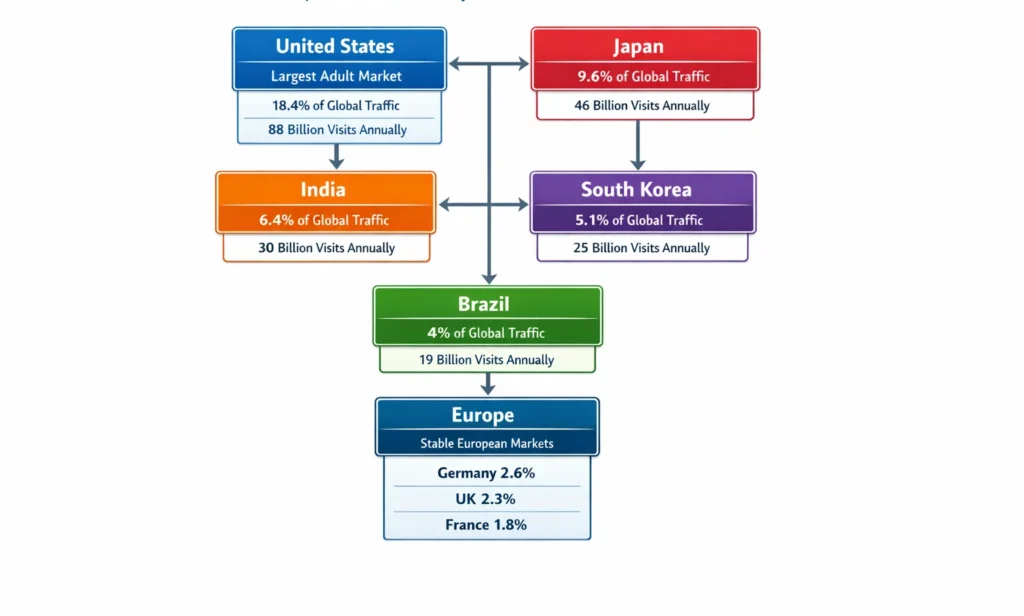 Regional Markets Powering The Growth Of The Global Porn Industry 