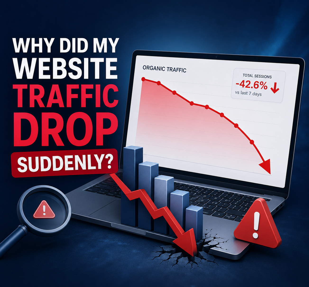 My Website Traffic Dropped 40% Overnight — What Happened? 