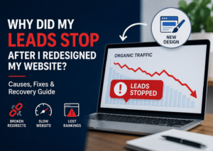 Why Did My Leads Stop After I Redesigned My Website? 