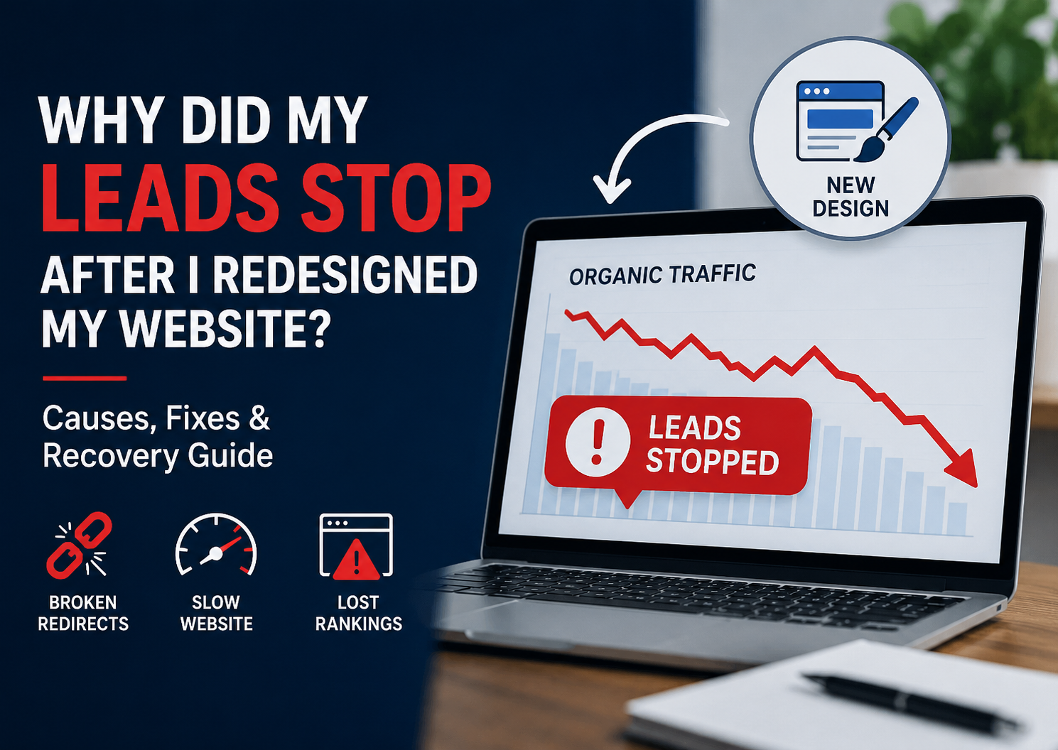 Why Did My Leads Stop After I Redesigned My Website? 