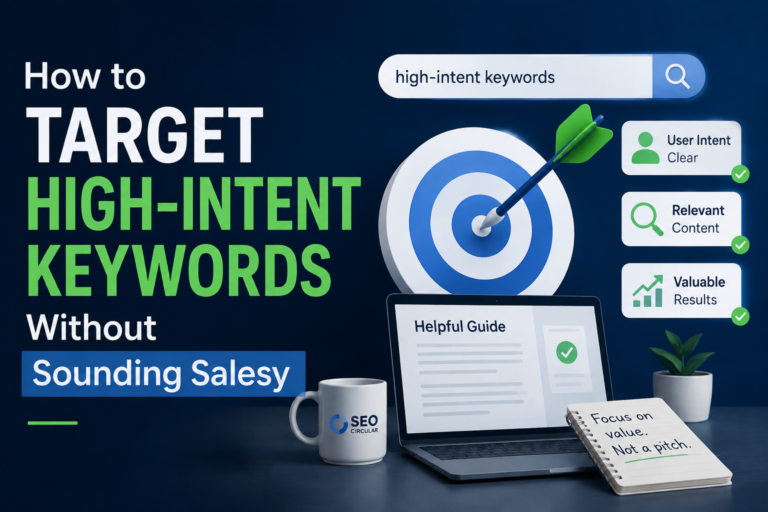 How to Target High-Intent Keywords Without Sounding Salesy