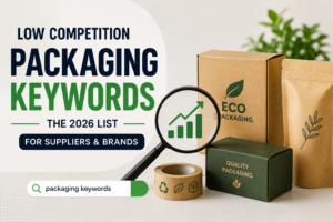 Low Competition Packaging Keywords: The 2026 List for Suppliers & Brands